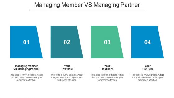 Managing Member Vs Managing Partner Ppt Powerpoint Presentation Icon Designs Cpb
