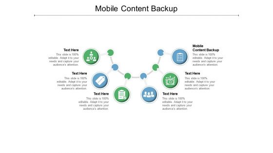 Mobile content backup ppt powerpoint presentation icon graphics example cpb