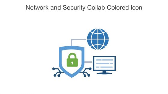 Network And Security Collab Colored Icon In Powerpoint Pptx Png And Editable Eps Format