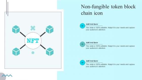 Non Fungible Token Block Chain Icon