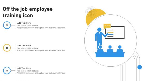 Off The Job Employee Training Icon