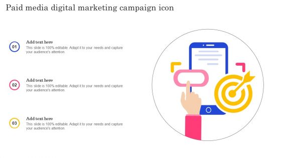 Paid Media Digital Marketing Campaign Icon