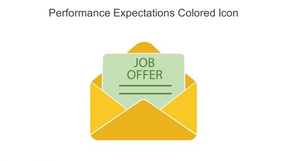 Performance Expectations Colored Icon In Powerpoint Pptx Png And Editable Eps Format