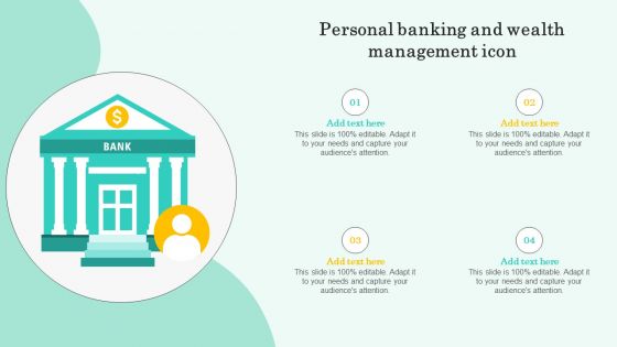 Personal Banking And Wealth Management Icon