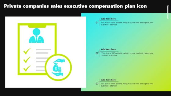 Private Companies Sales Executive Compensation Plan Icon