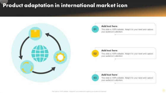 Product Adaptation In International Market Icon