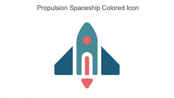 Propulsion Spaceship Colored Icon In Powerpoint Pptx Png And Editable Eps Format