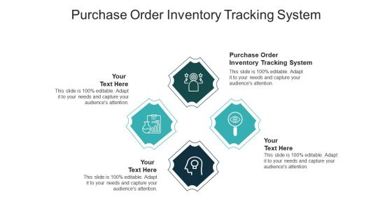 Purchase order inventory tracking system ppt powerpoint presentation icon display cpb