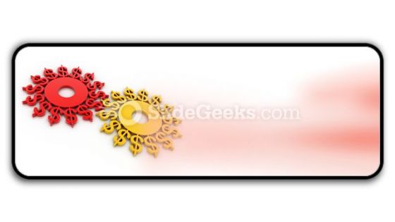 Digital Illustration Dollar PowerPoint Icon R  Presentation Themes and Graphics Slide01