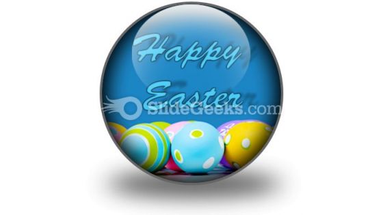 Easter Eggs PowerPoint Icon C  Presentation Themes and Graphics Slide01
