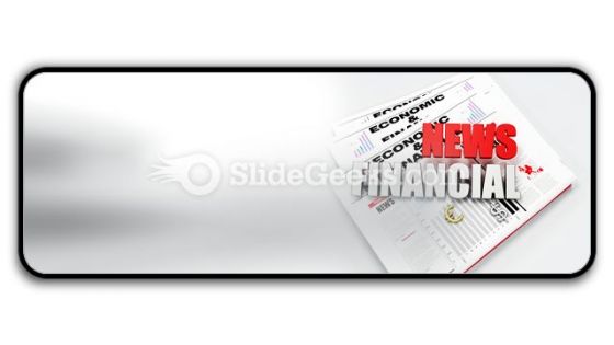 News Financial PowerPoint Icon R  Presentation Themes and Graphics Slide01