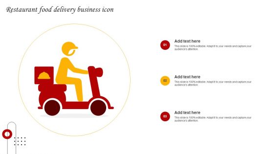 Restaurant Food Delivery Business Icon