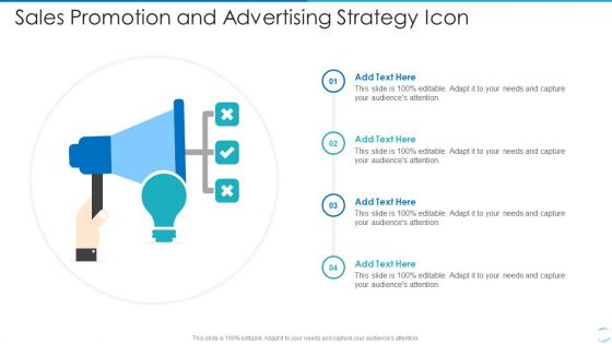 Sales Promotion And Advertising Strategy Icon