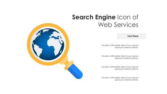 Search engine icon of web services