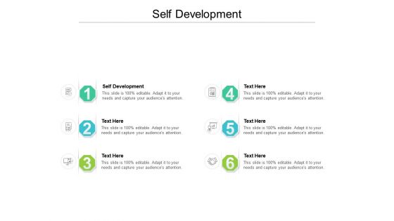 Self development ppt powerpoint presentation portfolio icon cpb