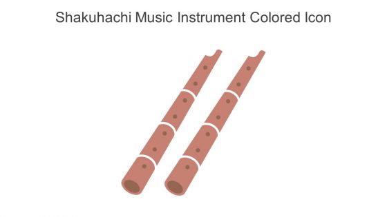 Shakuhachi Music Instrument Colored Icon In Powerpoint Pptx Png And Editable Eps Format