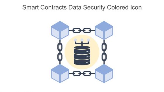 Smart Contracts Data Security Colored Icon In Powerpoint Pptx Png And Editable Eps Format