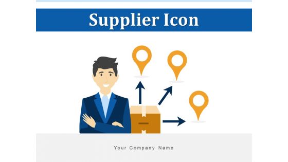 Supplier Icon Procurement Management Process Evaluation Manufacturer Transaction