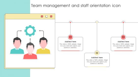 Team Management And Staff Orientation Icon