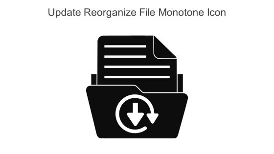 Update Reorganize File Monotone Icon In Powerpoint Pptx Png And Editable Eps Format