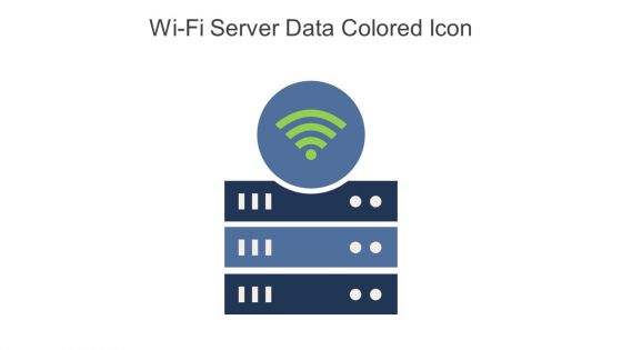 Wi Fi Server Data Colored Icon In Powerpoint Pptx Png And Editable Eps Format