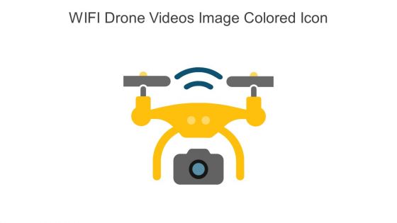 Wifi Drone Videos Image Colored Icon In Powerpoint Pptx Png And Editable Eps Format