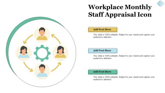 Workplace Monthly Staff Appraisal Icon